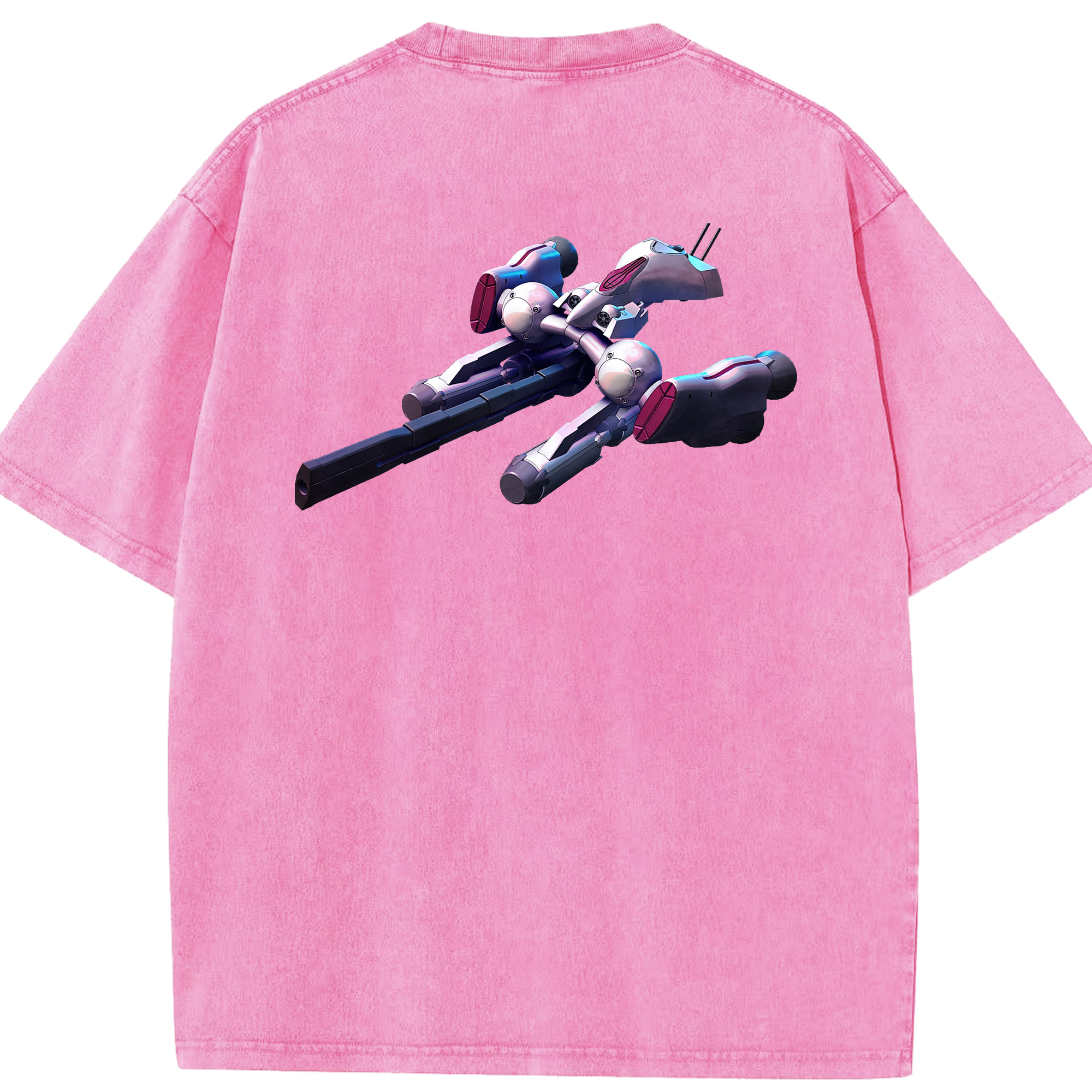 （画像用） 機動戦士ガンダム Mobile Suit Gundam 綿100% ヴィンテージ風 半袖Tシャツ（背面プリント）